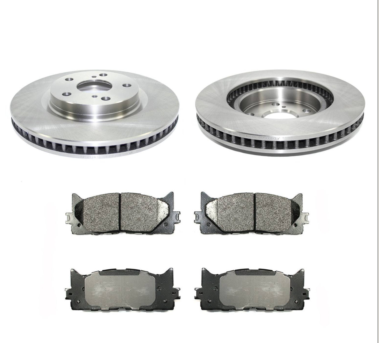 Front Brake Rotors & Pads Kit – 2012 Toyota Camry 2.5L