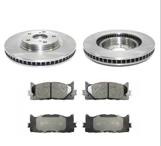 Front Brake Rotors & Pads Kit – 2012 Toyota Camry 2.5L