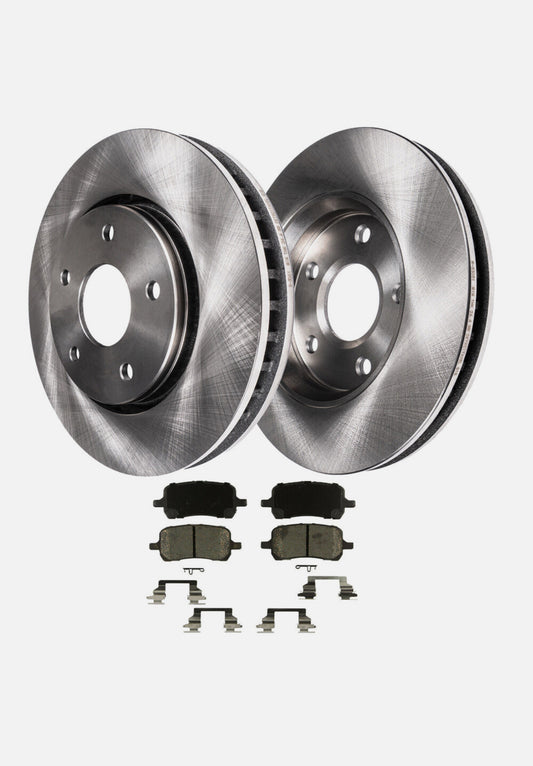 Front Brake Rotors & Pads Kit – 2008 Chevy Malibu 2.4L